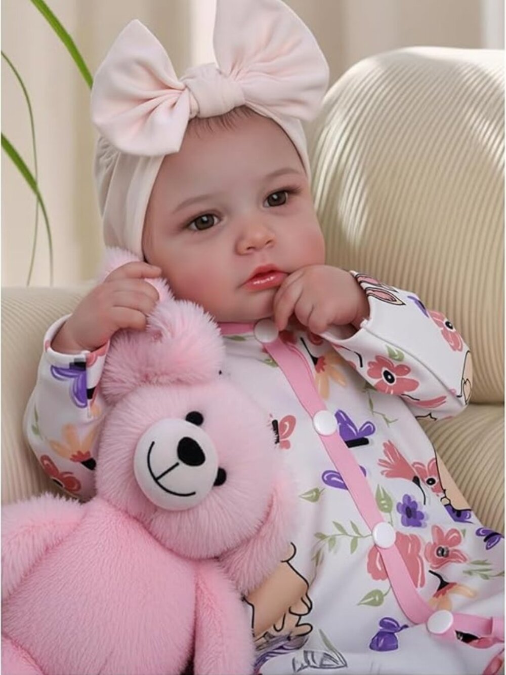 Realistic Reborn Baby Doll Girl – 20 Inch Lifelike Real Life